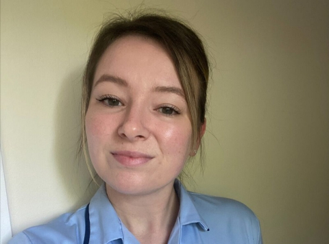 A photograph of Nursing Associate Higher Apprenticeship student Kerry Black