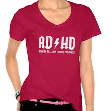 Red ADHD logo T-Shirt