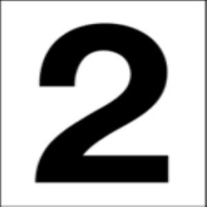The number 2