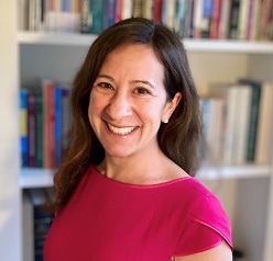 Photograph of Dr Fiona Aubrey-Smith facing the camera and smiling.