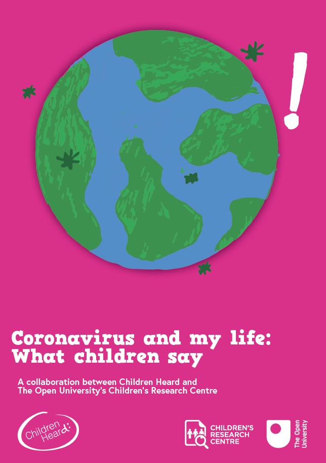 "Coronavirus and my life: what children say" book cover
