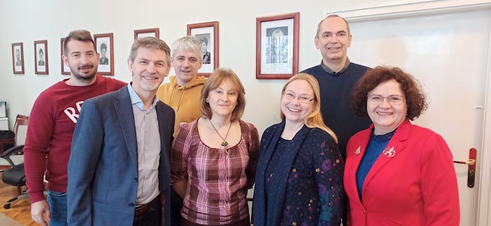 a group photo of the research team during their latest meeting