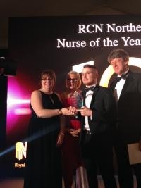 David Ferran receiving his award