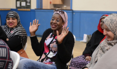 theatre workshop with migrant women