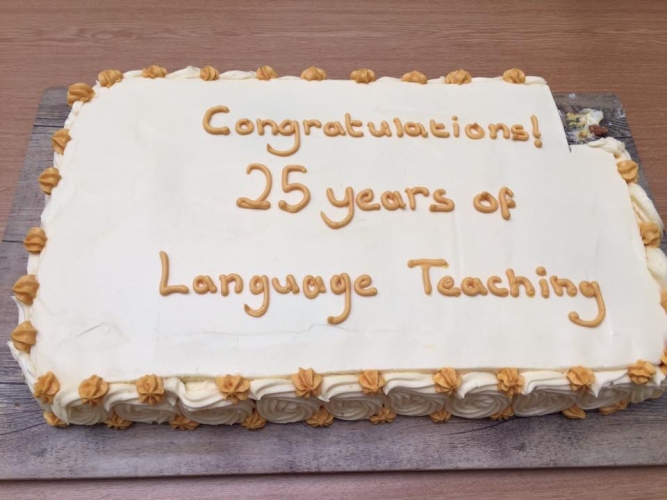 Congratulations! 25 years of Language Teaching